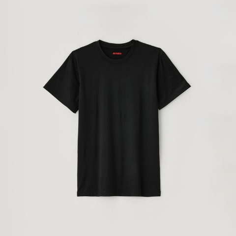 メンズ　4枚組　半袖丸ネックインナー（ホカロン）