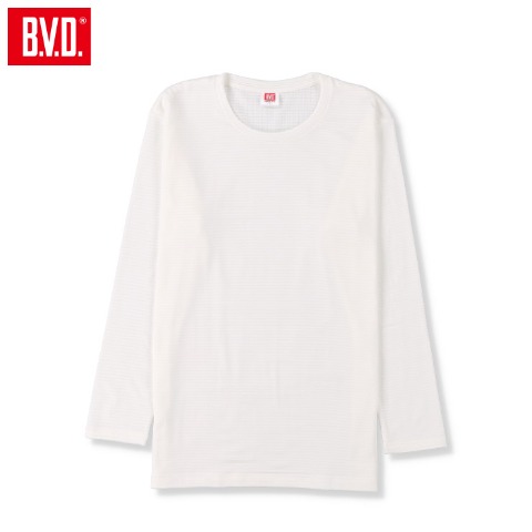 メンズ　長袖丸首インナー（B.V.D.）