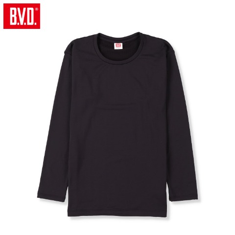 メンズ　長袖丸首インナー（B.V.D.）