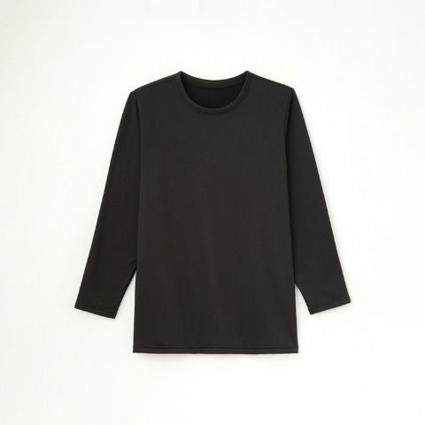 メンズ　長袖クルーネックインナー（FIBER HEAT×ホカロン）