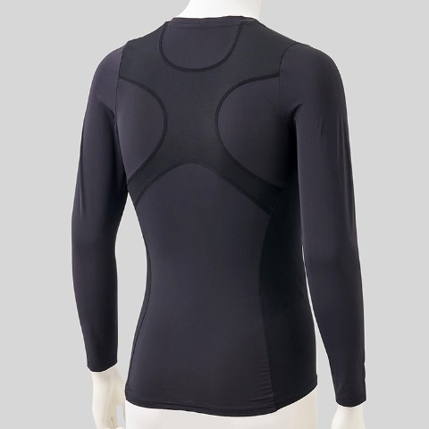 メンズ 長袖インナー（活き活きラボ×Phiten）