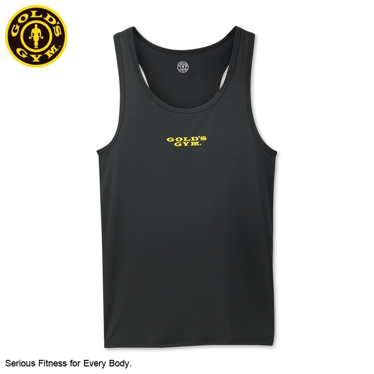 GOLD'S GYM ゴールドジム　ブラックタンクトップ　M メンズ タンクトップ（GOLD'S GYM） | しまむら | しまむらパーク