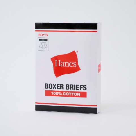 ボーイズ 6枚組ボクサーブリーフ（140-160cm・HANES）