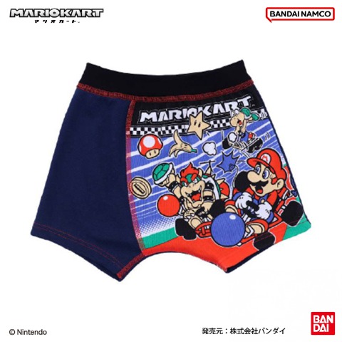 ボーイズ　2枚組ボクサーブリーフ（110-130cm　マリオカート）