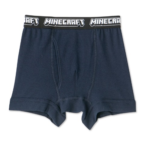 ボーイズ 2枚組ボクサーブリーフ（120-150cm・マインクラフト）