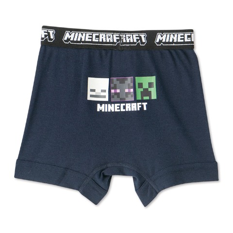 ボーイズ 2枚組ボクサーブリーフ（120-150cm・マインクラフト）