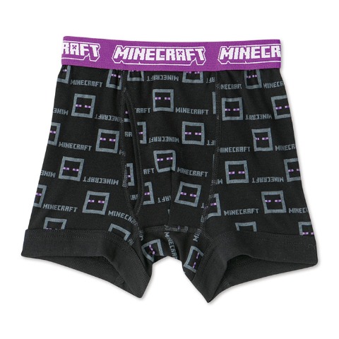 ボーイズ 2枚組ボクサーブリーフ（120-150cm・マインクラフト）