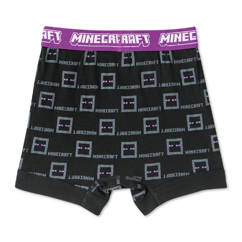 ボーイズ 2枚組ボクサーブリーフ（120-150cm・マインクラフト）