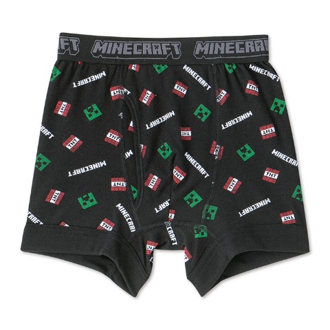 ボーイズ 2枚組ボクサーブリーフ（110-140cm・マインクラフト）