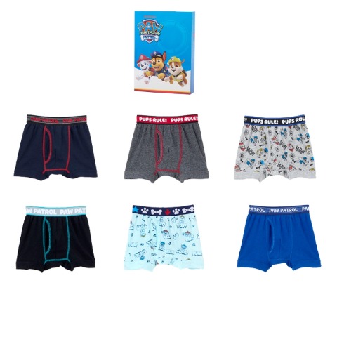 ボーイズ 6枚組ボクサーブリーフ（110-120cm　パウ・パトロール）