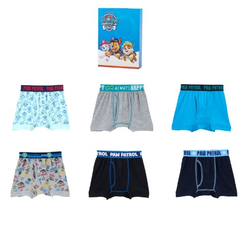 ボーイズ 6枚組ボクサーブリーフ（110-120cm　パウ・パトロール）