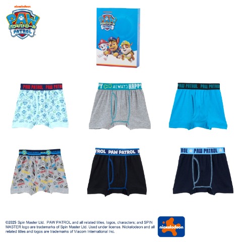 ボーイズ 6枚組ボクサーブリーフ（110-120cm　パウ・パトロール）