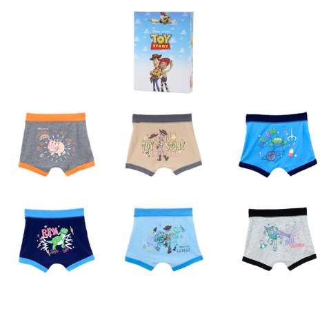 ボーイズ 6枚組ボクサーブリーフ（110-130cm　トイ・ストーリー）