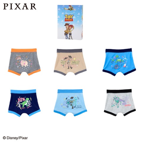 ボーイズ 6枚組ボクサーブリーフ（110-130cm　トイ・ストーリー）