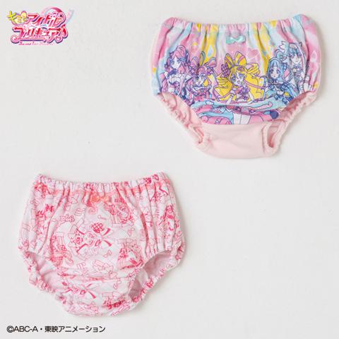ガールズ　２枚組ショーツ（110-130cm　プリキュア）