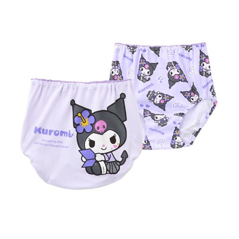 ガールズ 2枚組ショーツ（110-140cm・クロミ）