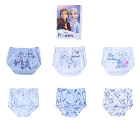 ガールズ 6枚組ショーツ（110-130cm・アナと雪の女王）