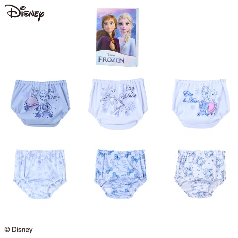 ガールズ 6枚組ショーツ（110-130cm・アナと雪の女王）