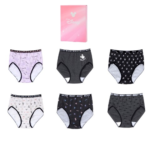 ガールズ 6枚組ショーツ（140-160cm　ミッキー＆ミニー）