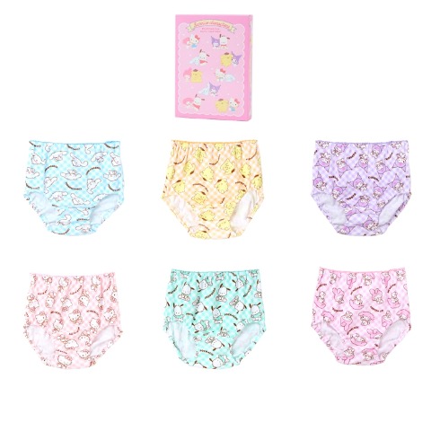 ガールズ　6枚組ショーツ（110cm-130cm・サンリオキャラクターズ）