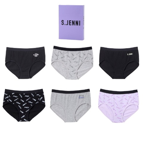 ガールズ 6枚組ショーツ（130-160cm・S.JENNI）