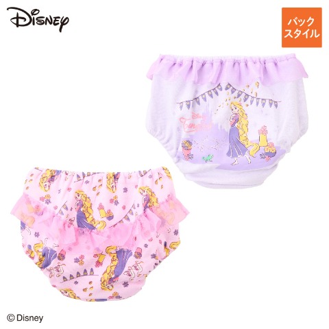 ガールズ 2枚組ショーツ（110-120cm・ラプンツェル）