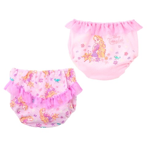 ガールズ 2枚組ショーツ（110-120cm・ラプンツェル）