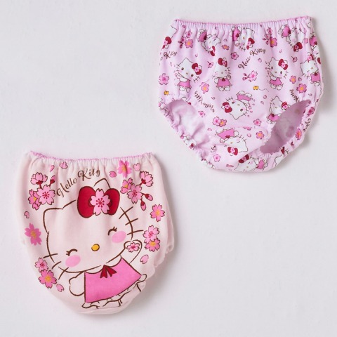 ガールズ 2枚組ショーツ（110-130cm・ハローキティ）