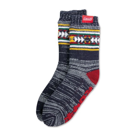 メンズ　裏ボア総パイルソックス（Coleman×ホカロン）