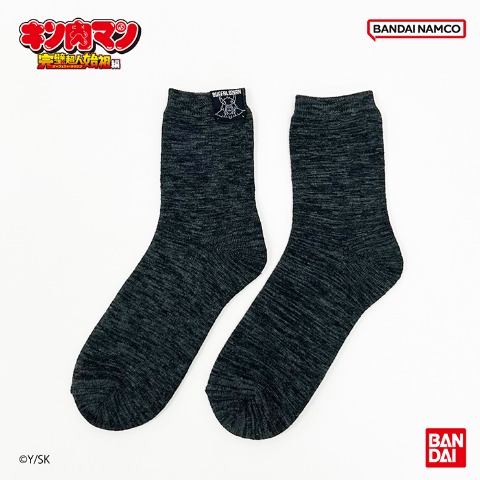 メンズ　総パイルクルーソックス（バッファローマン）