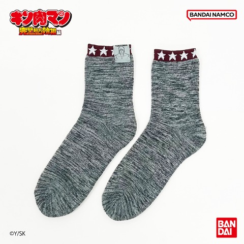 メンズ　総パイルクルーソックス（テリーマン）