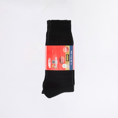 メンズ　3足組ソックス（FIBER HEAT×八幡屋礒五郎）