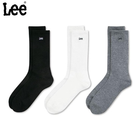 メンズ　3足組ソックス（Lee）