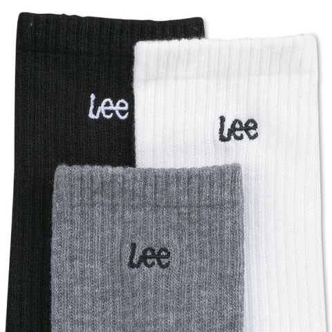 メンズ　3足組ソックス（Lee）