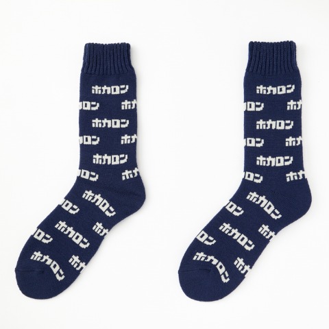 メンズ　3足組ソックス（FIBER HEAT×ホカロン）