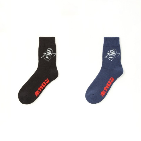 メンズ　2足組ソックス（ホカロン）