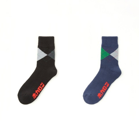 メンズ　2足組ソックス（ホカロン）