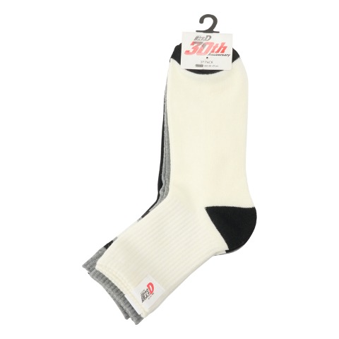 メンズ　3足組ソックス（頭文字D）