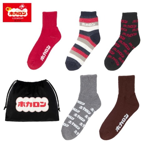 メンズ　ホカロンソックス　福袋　5点セット