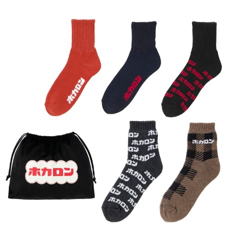 メンズ　ホカロンソックス　福袋　5点セット