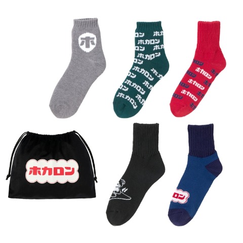メンズ　ホカロンソックス　福袋　5点セット