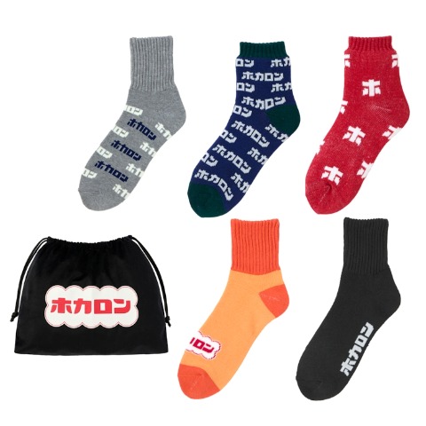 メンズ　ホカロンソックス　福袋　5点セット