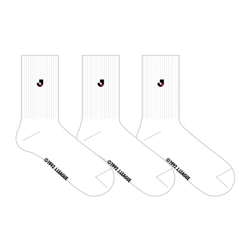 メンズ　3足組ソックス（Jリーグ）