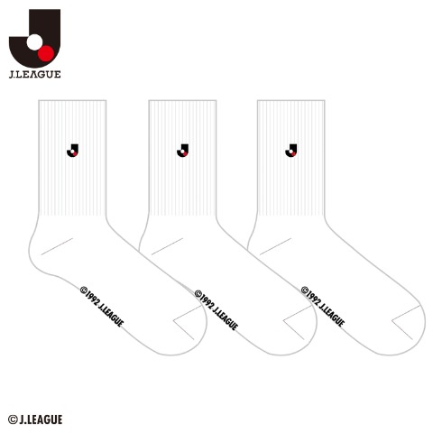 メンズ　3足組ソックス（Jリーグ）