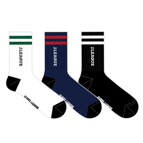 メンズ　3足組ソックス（Jリーグ）