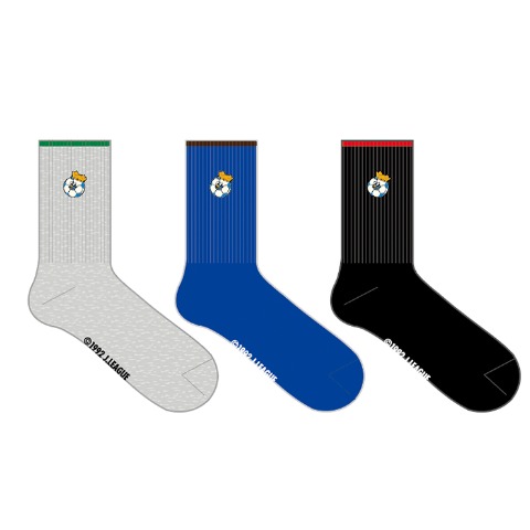 メンズ　3足組ソックス（Jリーグ）