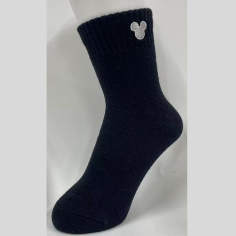 メンズ　ソックス（ミッキーマウス・FIBER HEAT）