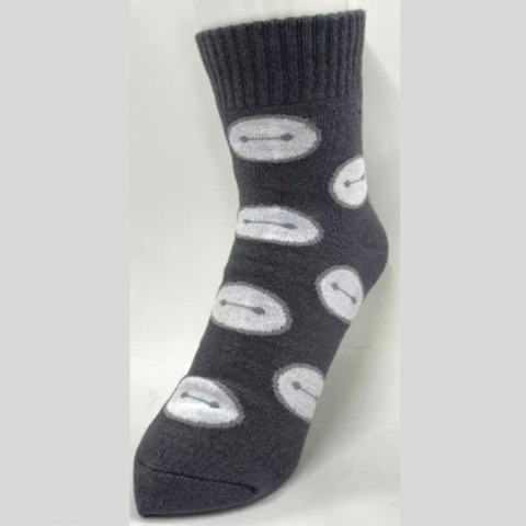 メンズ　ソックス（ベイマックス・FIBER HEAT）