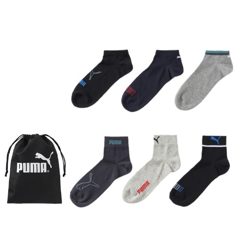 メンズ　6足組ソックス（PUMA）