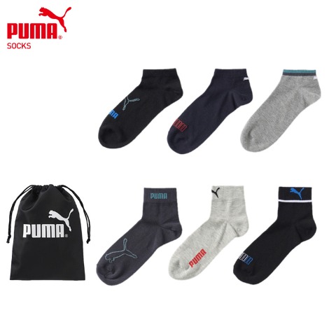 メンズ　6足組ソックス（PUMA）
